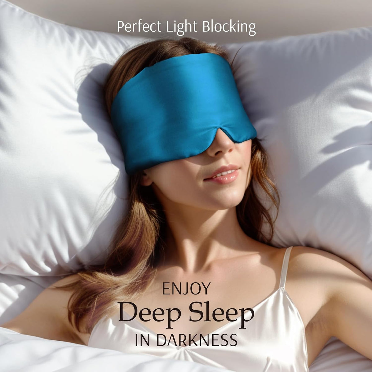 Zenssia 100% Mulberry Silk Sleep Mask Eye Mask for Men and Women, Light Plum
