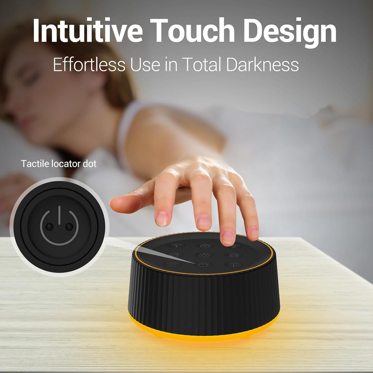 White Noise Machine with Night Light for Sleeping