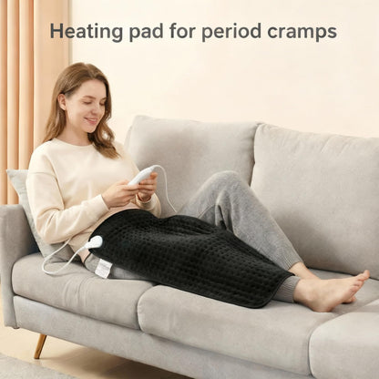 Heating Pad for Neck and Shoulders and Back Pain Relief, Large Size 24”X34” Electric Heating Pad with 9 Heat Setting & 4 Auto-Off Timers - Gifts for Women Men