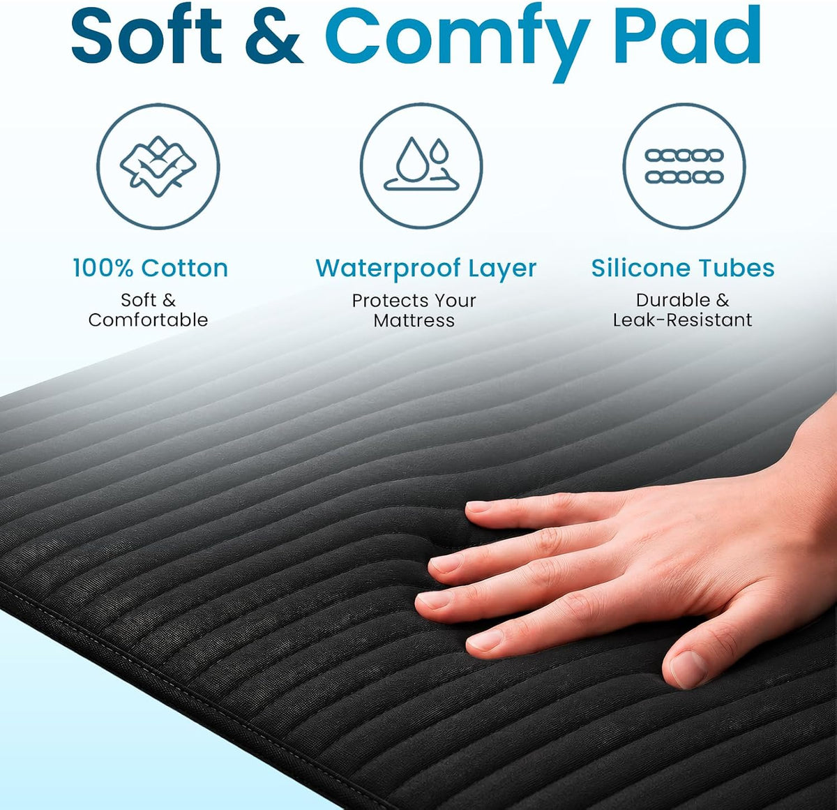 B10 Bed Cooling System Twin - Cooling Mattress Pad for Hot Sleepers