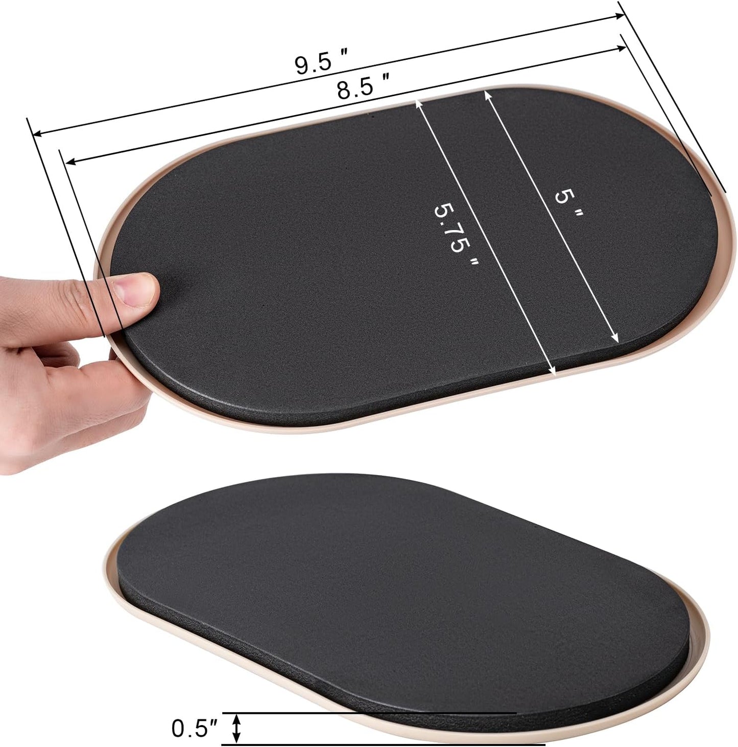 Furniture Sliders, 8 Pcs 3 1/2'' Furniture Sliders Pads for Hardwood Floors, Chair Legs Floors Protectors, Reusable Round Glides Glider, Heavy Duty Furniture Movers Sliders | Chair Legs Floors Protectors, Reusable Round Glides Glider, Heavy Duty