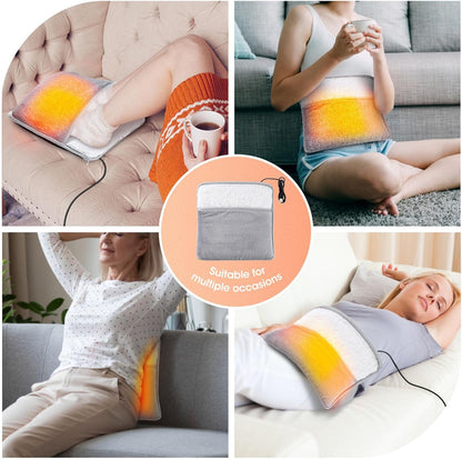 Rechargeable Foot Warmer Pad – Portable Thermal Cushion, Cordless Heating Mat, Comfortable Heat Blanket, Soft Relax Pad, Battery Operated Cozy Comfort Equipment | Energy Efficient Device With Soothing