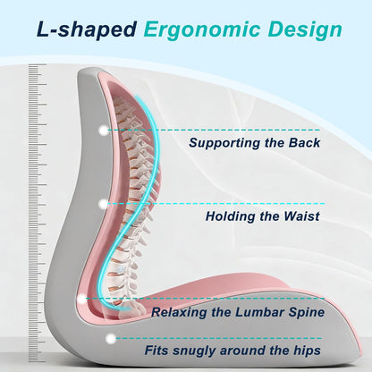 Seat Cushion for Office Chair, Ergonomic Cushion with Lumbar Support Pillow