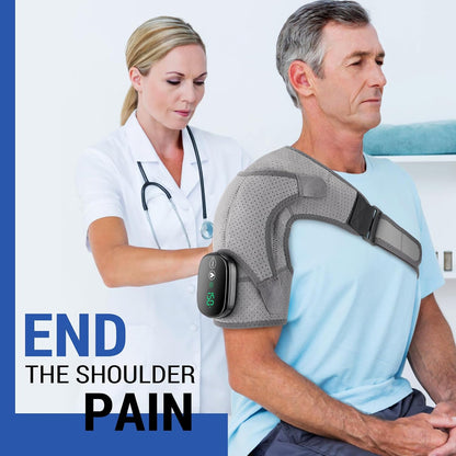 Shoulder Heating Pad with Massage , Shoulder Massager for Pain Relief