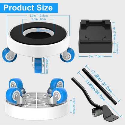 New Upgrade Furniture Sliders: Furniture Movers with Wheels & Groove | Furniture Dolly with 360° Rotatable Wheels - Appliance Roller for Moving Heavy Sofa Bed - Load Capacity Up to 750lb