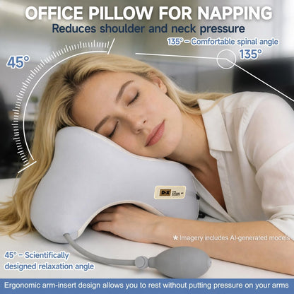 Knee Pillow for Side Sleepers, Alignment Pillow for Side Sleepers, Relief Hip & Sciatica Pain, Nourial Pillow Between Legs for Pregnant Women and Seniors (Grey)