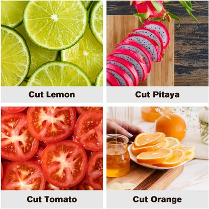 2025 Upgraded Onion Holder for Slicing, Stainless Steel Onion Slice Holder Lemon Slicer Vegetable Cutter, Home Kitchen Tools Onion Holder for Slicing, Meat, Onion, Potato, Tomato (A-1Pcs)