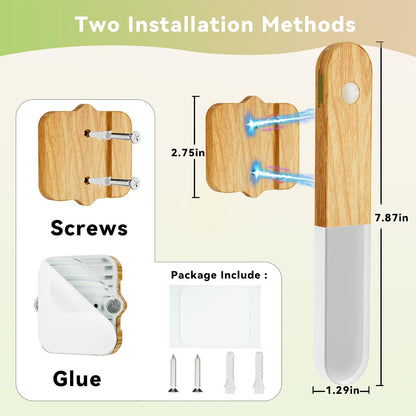 iThird Motion Sensor Light Indoor, 2200mAh Rechargeable Wall Sconce