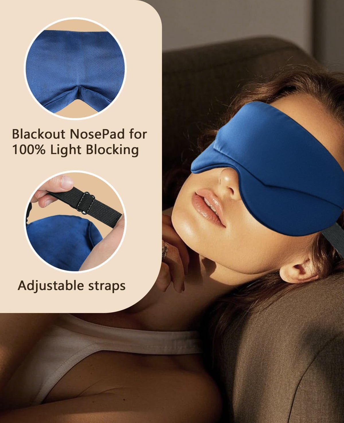 Cordless Heated Eye Mask,Eye Mask for Dry Eyes,Improved Sleep