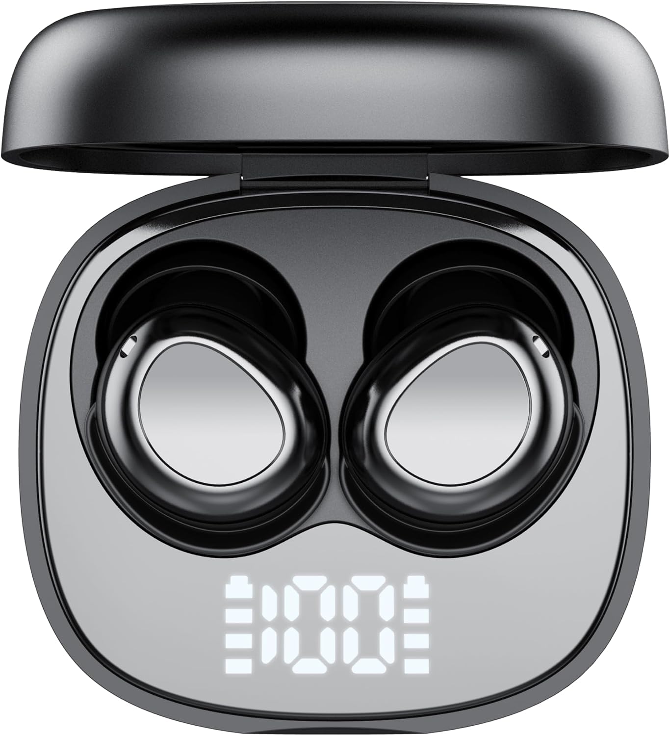 Sleep Ear Buds, 2025 True Wireless Earbuds, Ultra-Mini Bluetooth 5.4 Earbuds for Side Sleepers, 42H Play Hi-Fi Stereo 3D Bass Noise Cancelling Bluetooth headphones, USB C, IP7 Waterproof LED Earphones