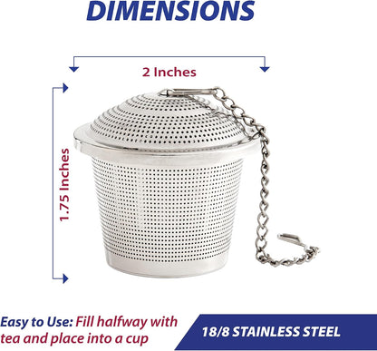 HIC Kitchen Tea Bag Squeezer, 18/8 Stainless Steel