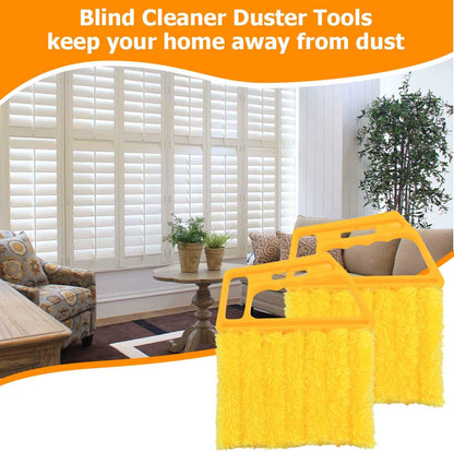 3PCS 6.3 Inch 7-Finger Microfiber Vent Cleaning Brushes, Orange | PP handles, detachable washable cloths, reusable design, reaches narrow grille gaps, automotive cleaning tools