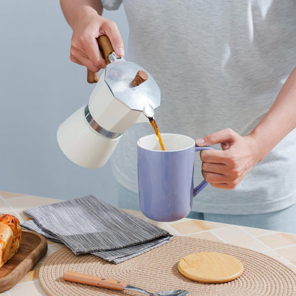 CEEFU 16oz Porcelain Tea Mug with Infuser, Lid and Coaster | Teaware with Filter, Loose Leaf Tea Cup Steeper Maker, Tea/Coffee/Milk/Women/Office/Home/Gift, Navy Blue