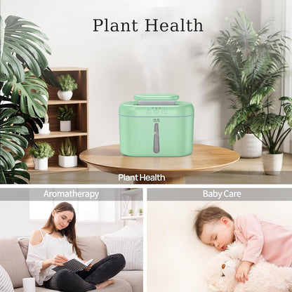 HZD Humidifiers for Bedroom, Large Tank Long Runtime 2L for Baby,Plants