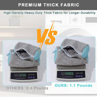 2PCS Shoe Washing Machine Bag With Zipper,Heavy Duty Shoe Washing Bag,Grey | sneaker washing machine bag,sneaker bag for washing machine,laundry shoe bag for washing machine,tennis shoes washing bag