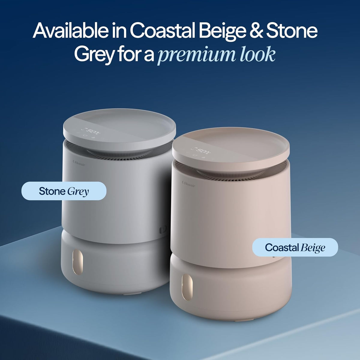 BLUEAIR 3.8L Top-Fill Humidifiers for Bedroom, 1 Gal, DreamWell H38i Grey