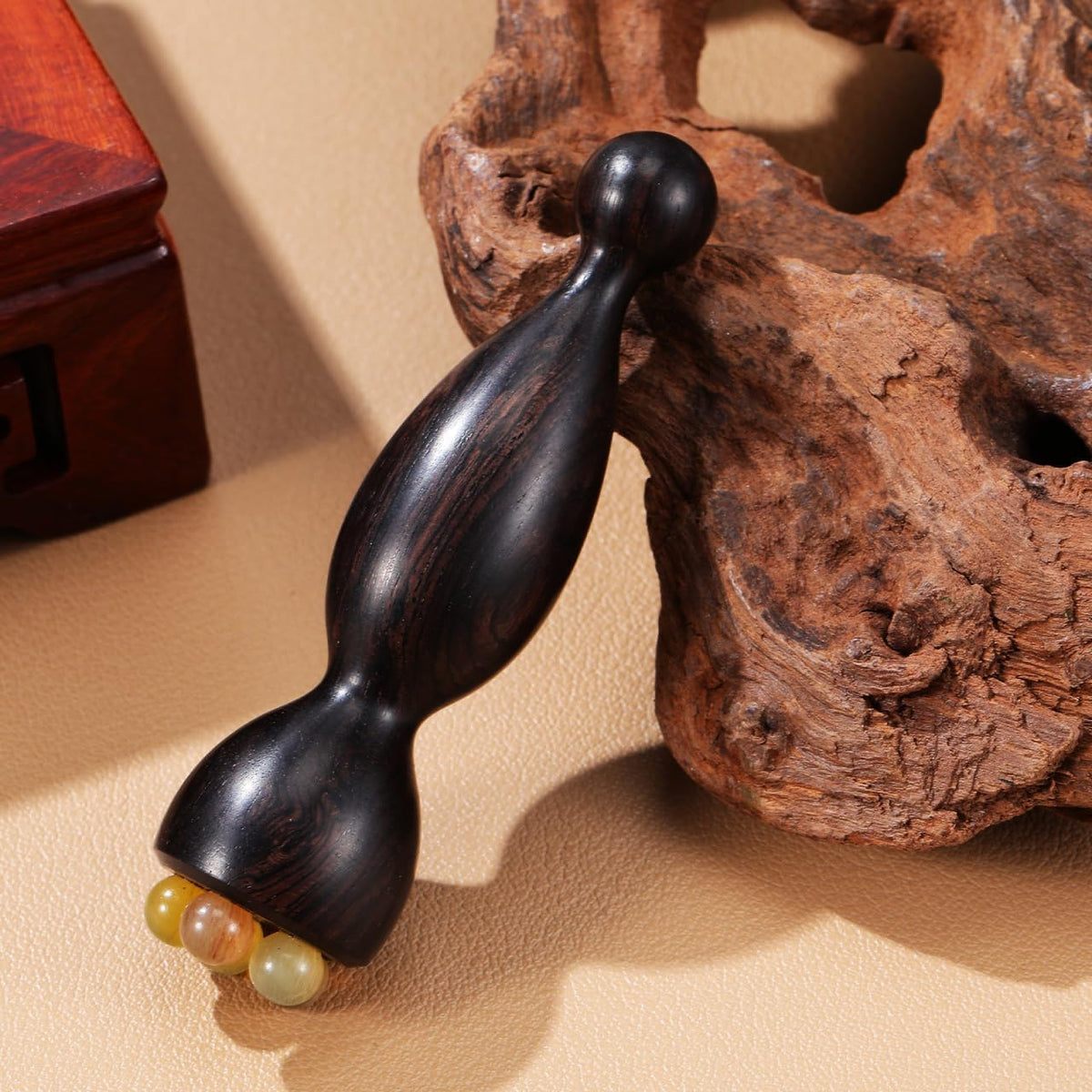 Wooden Facial Massager Stick for Women