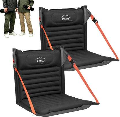 ONTYZZ Stadium Seats with Back Support Inflatable Portable Folding Seat
