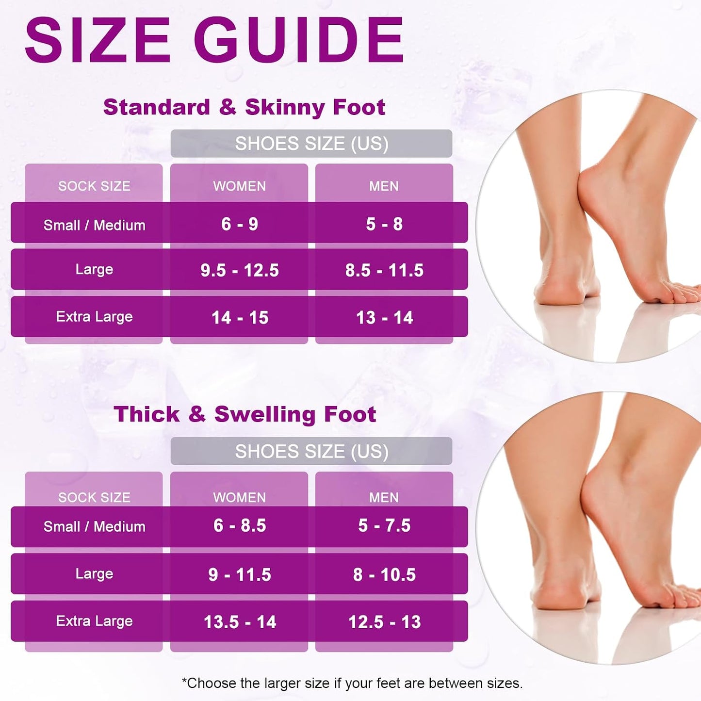 SuzziPad Cold Socks & Hands Ice Pack for Chemo Must Haves, Purple, S/M | Removable Gel Packs, Adjustable Straps, Dual-Layer Gloves & Foot Ice Pack Wraps For Chemo, Arthritis & Neuropathy Relief