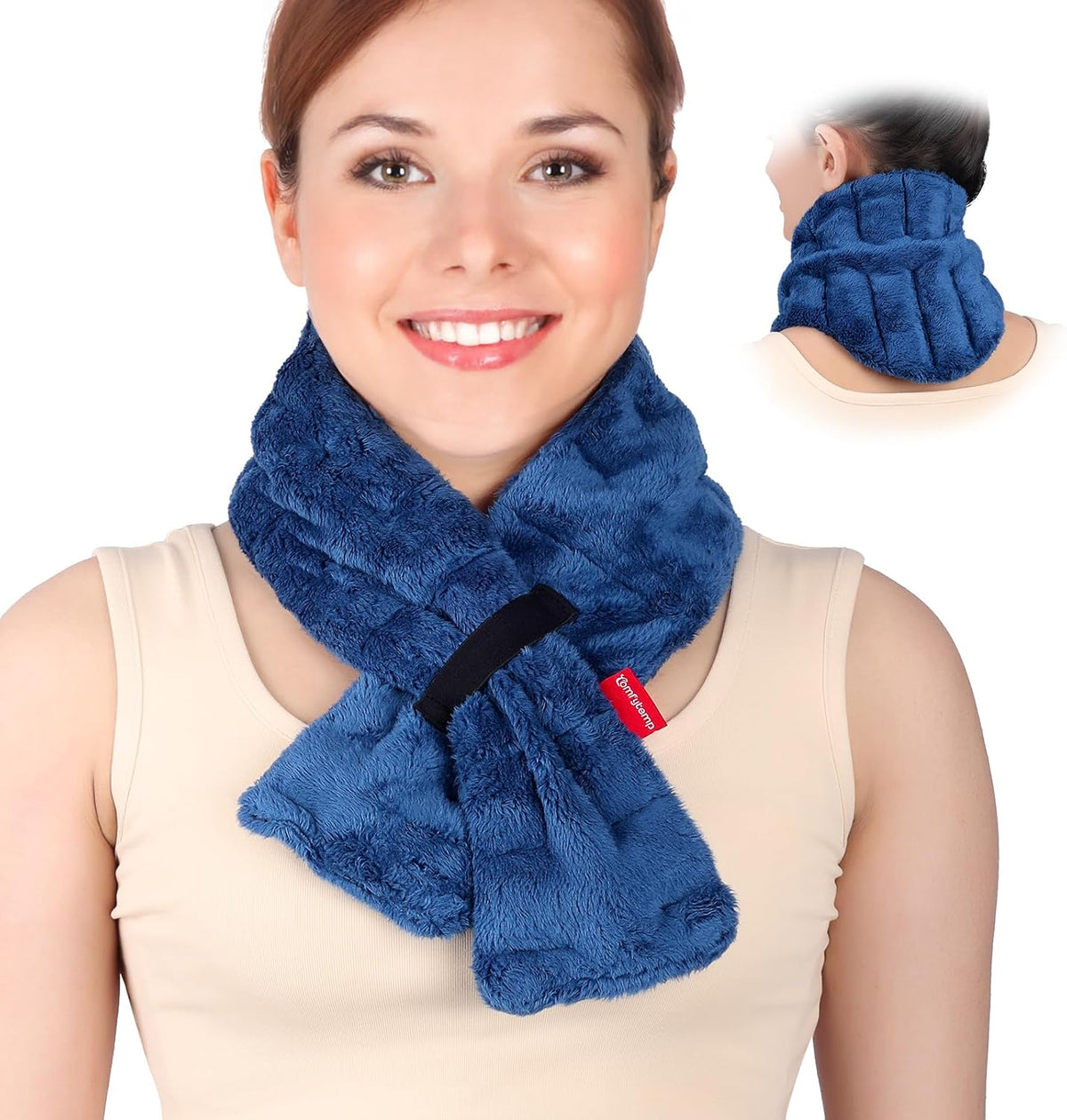 Comfytemp Microwavable Moist Heating Pad for Neck and Shoulders, 33" x 4"