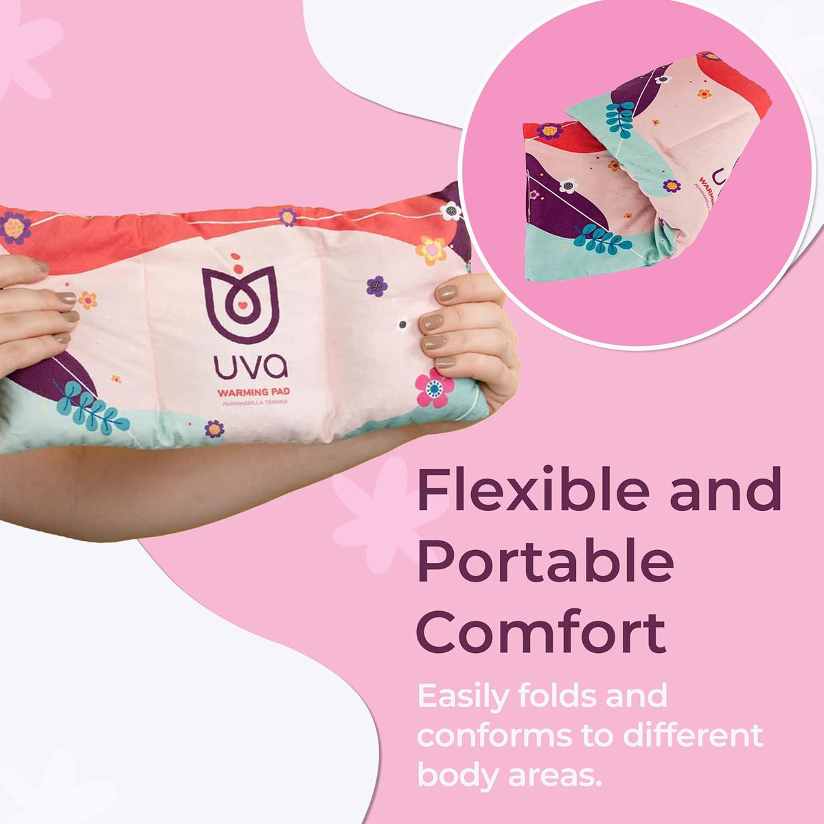 UVA Microwave Heating Pad for Cramps with Chamomile Seeds