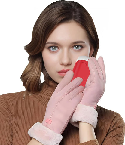Hand Warmers Rechargeable [Equipped with Heat-conducting Silicone][Double-Sided Heating] [Shockproof] Suitable Skiing for Golf Hunting Hiking Outdoor Camping