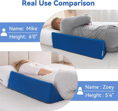 Vekkia Lumbar Support Pillow for Recliner, Ergonomic Back Support for Couch | Backrest Pillow, Improve Posture, Relieve Back Pain for Long Sitting & Elderly, for Armchair & Sofa, Removable Cover,Brown