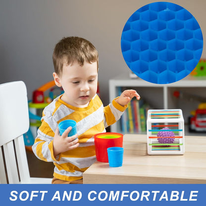 Gel Seat Cushion for Long Sitting - 16.5" x 14.5" x 2.4" (Extra Thick＆Soft)