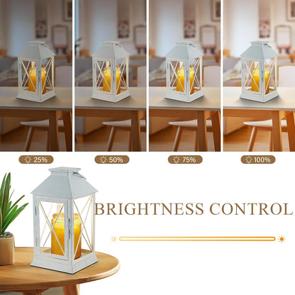 Candle Warmer Lamp with Timer, Farmhouse Rustic Lantern
