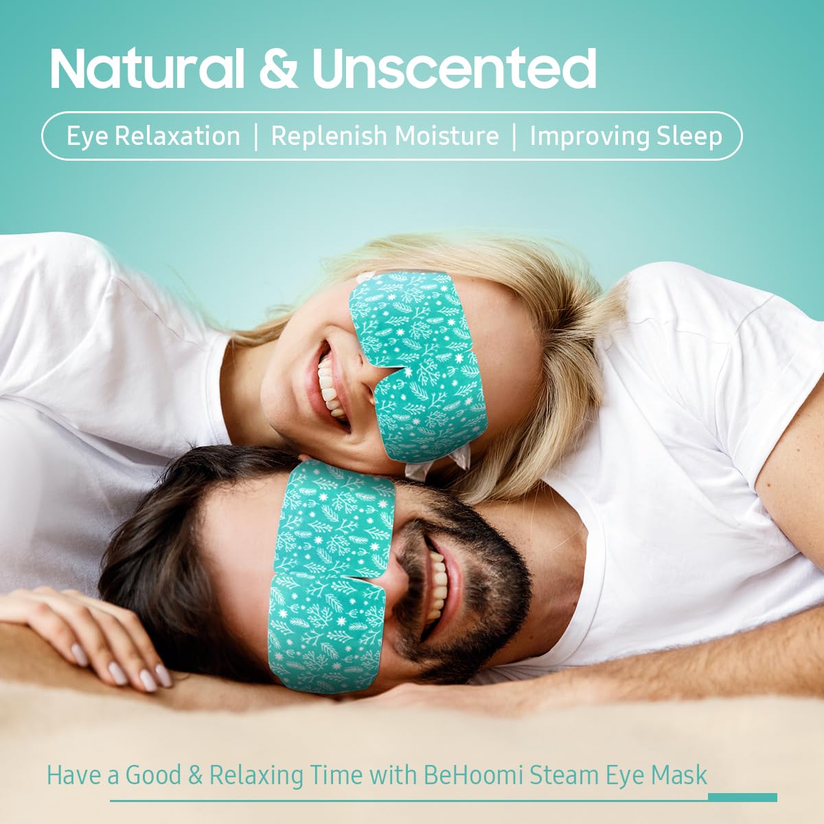 BeHoomi Steam Eye Mask, 10Packs Heated Eye Mask, Self Heating Disposable SPA Warm Compress for Eyes Sleep Mask, Travel Essentials & Relaxation Gifts for Women (Lavender Scent)