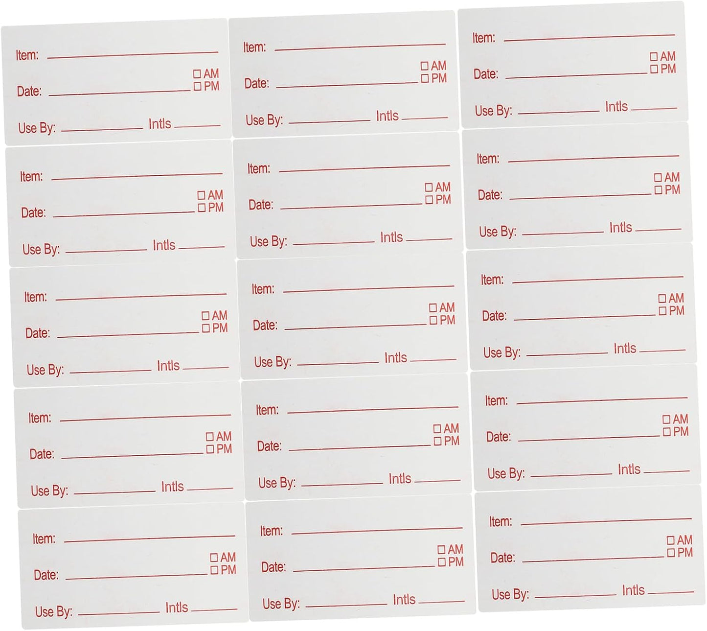 SHINEOFI Removable Food Date Labels for Kitchen Containers Pantry Freezer Canning Meal Prep Organization Stickers
