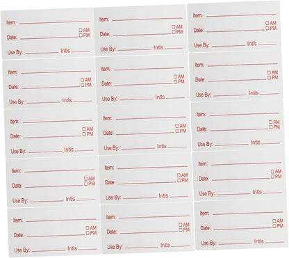 SHINEOFI Removable Food Date Labels for Kitchen Containers Pantry Freezer Canning Meal Prep Organization Stickers