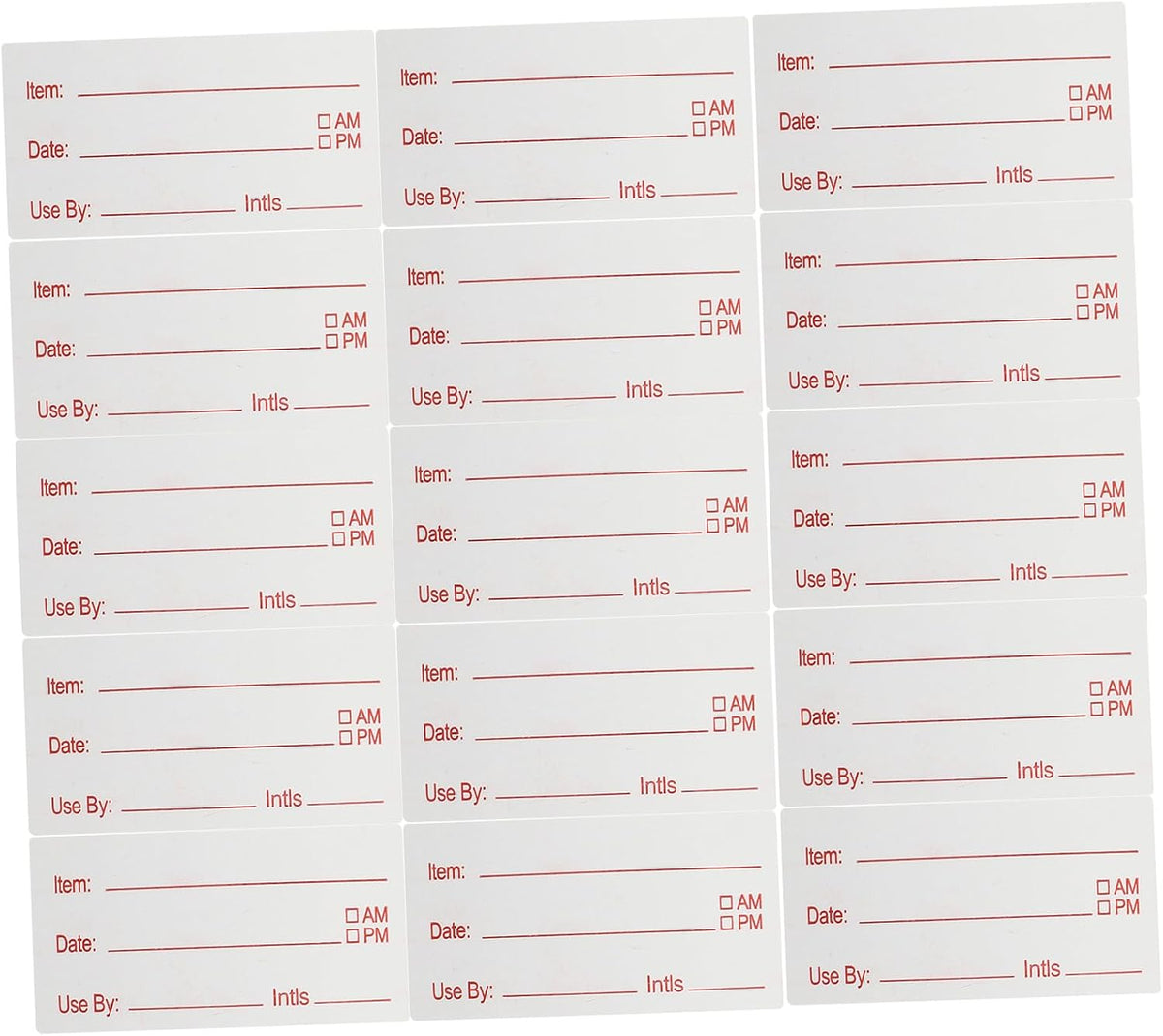 SHINEOFI Removable Food Date Labels for Kitchen Containers Pantry Freezer Canning Meal Prep Organization Stickers
