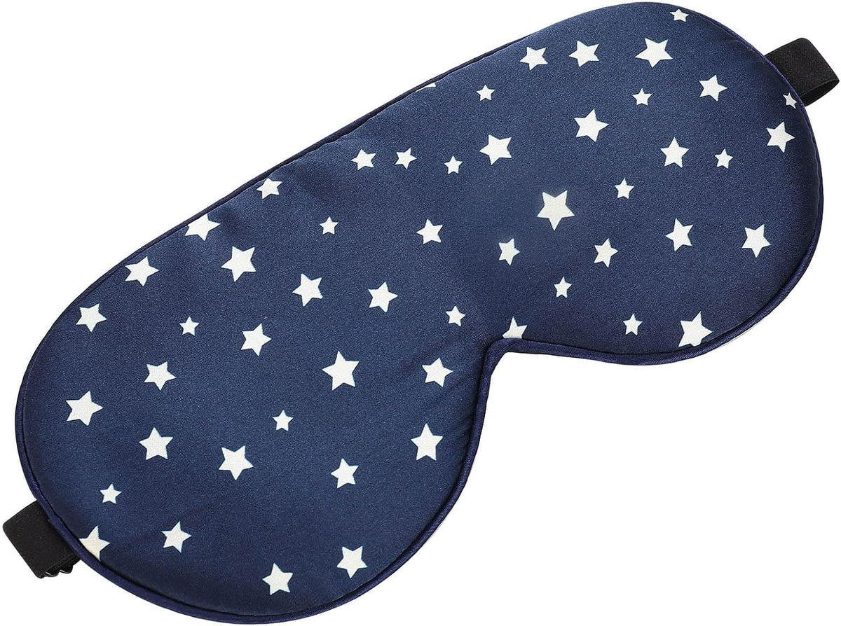ALASKA BEAR Wraparound Style Organic Cotton Eye Mask with Padded Nose, Big Wide Headband and Large Coverage Ear Muff Sleeping Mask with Bottom Flap for Full Blackout, Dark Grey
