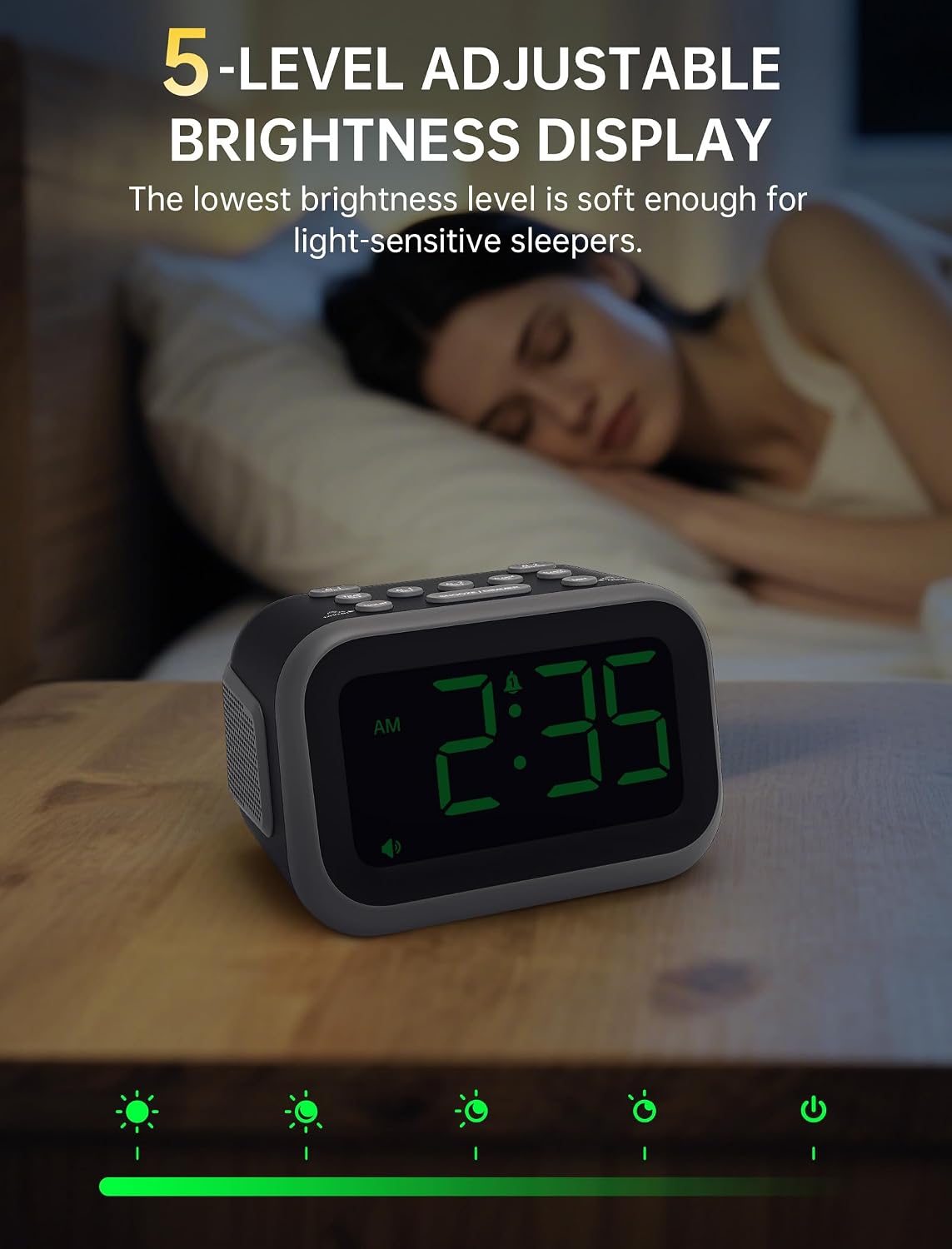 Acedeck Super Loud Alarm Clock: 115dB Wake-Up Power