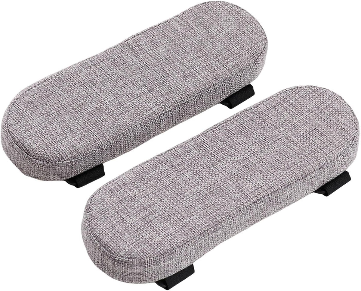 Office Chair Armrest Pad Elbow Cushion Thick Removable Cover Desk Chair Armrest Cushion Arm Padding for Recliners Sofa Home, Beige