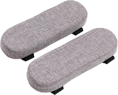 Office Chair Armrest Pad Elbow Cushion Thick Removable Cover Desk Chair Armrest Cushion Arm Padding for Recliners Sofa Home, Beige
