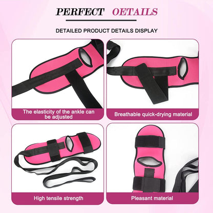 Foot and Calf Stretcher for Plantar Fasciitis, Leg Stretch Band，Improve Leg Stretching，Premium Physiotherapy Stretching Strap Improves Strength and Relief to Heel Spurs, Calf, Thigh and Hip