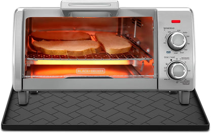 Silicone Heat Resistant Mat For Air Fryer-18''x15''x0.5''Perfect for Ninja,Cosori,Chefman and Most Air Fryers Bottom Silicone air fryer accessories-Protects Countertops From Damage and Scratches