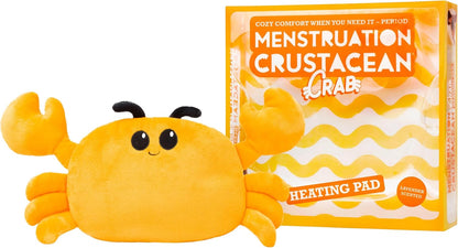 Menstruation Crustacean Lobster by Relatable, Microwavable Heating Pad for Period Cramps, Cuddly Plushies, Great Gift Ideas for Loved Ones of All Ages, Includes 1 Lavender Scented Heating Pad Plushy