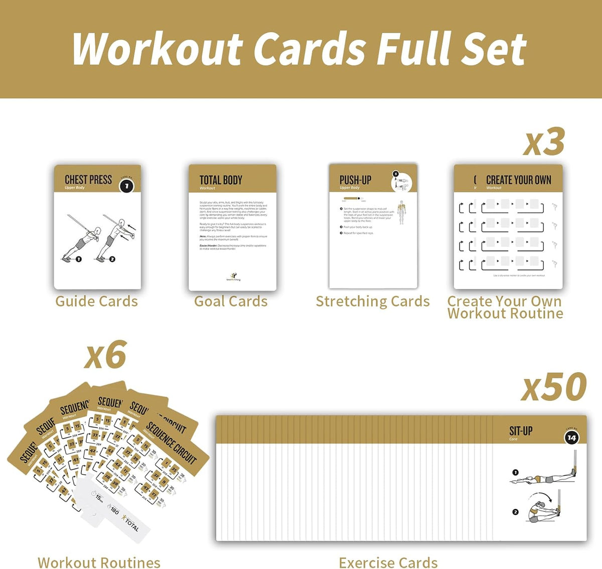 Half Balance Ball Workout Cards, 62 Exercises Cards Deck Large Size 5" x 3.5" Fitness Cards for Women & Men, Beginner Fitness Guide to Training Exercises at Home or Gym