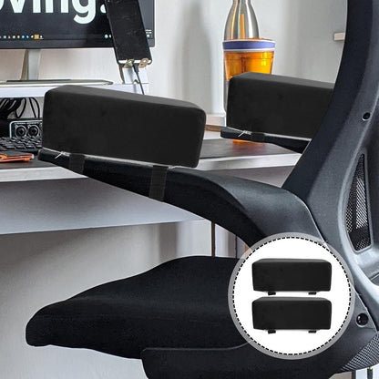 Chair Armrest Cushion Pair Ergonomic Arm Rest Pads for Office and Gaming Chairs Soft Elbow Support Comfortable Arm Booster Covers 10.62X4.13X3.93 Inch