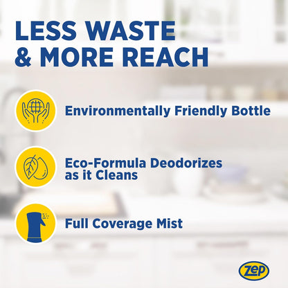 Zep Heavy Duty Citrus Degreaser and Cleaner Mist -16 fl oz ZUCIT20 - Removes Oil, Grease, Adhesive & Kitchen Soil, In Hard-To-Reach Areas