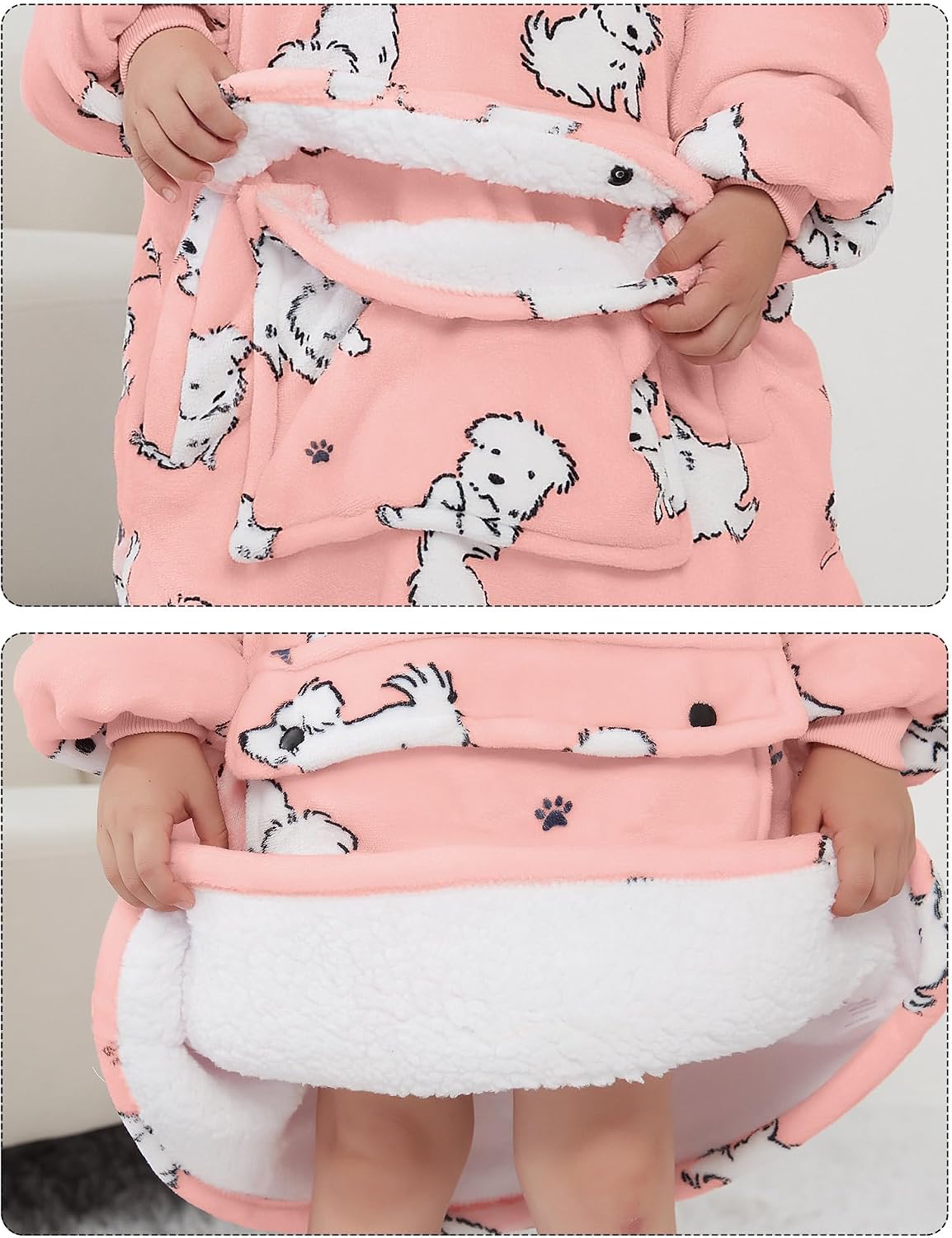 Wearable Blanket Hoodie for Adults With Pocket Strawberry Hoodie | Sherpa, Fuzzy Blanket Hoodie, Oversized Sweatshirt Blanket, Kangaroo Pouch, Cute Birthday Gifts for Sister, Cute Stuff