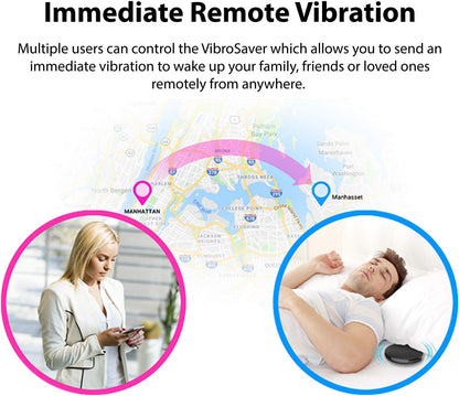 SmartShaker VibroSaver Extremely Strong Vibration Bed Shaker Smart Wi-Fi Alarm Clock with Multiple Alarm & Vibration Settings, Immediate Remote Vibration & Voice Control; For Heavy Sleepers