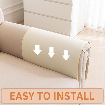 HAOMAIJIA Sofa Armrest Organizer, Remote Control Holder for Recliner Couch | Anti Slip Arm Chair Bedside Caddy Storage Organizer With 6 Pockets For Cell Phone Tv Remote Control Magazines (brown)
