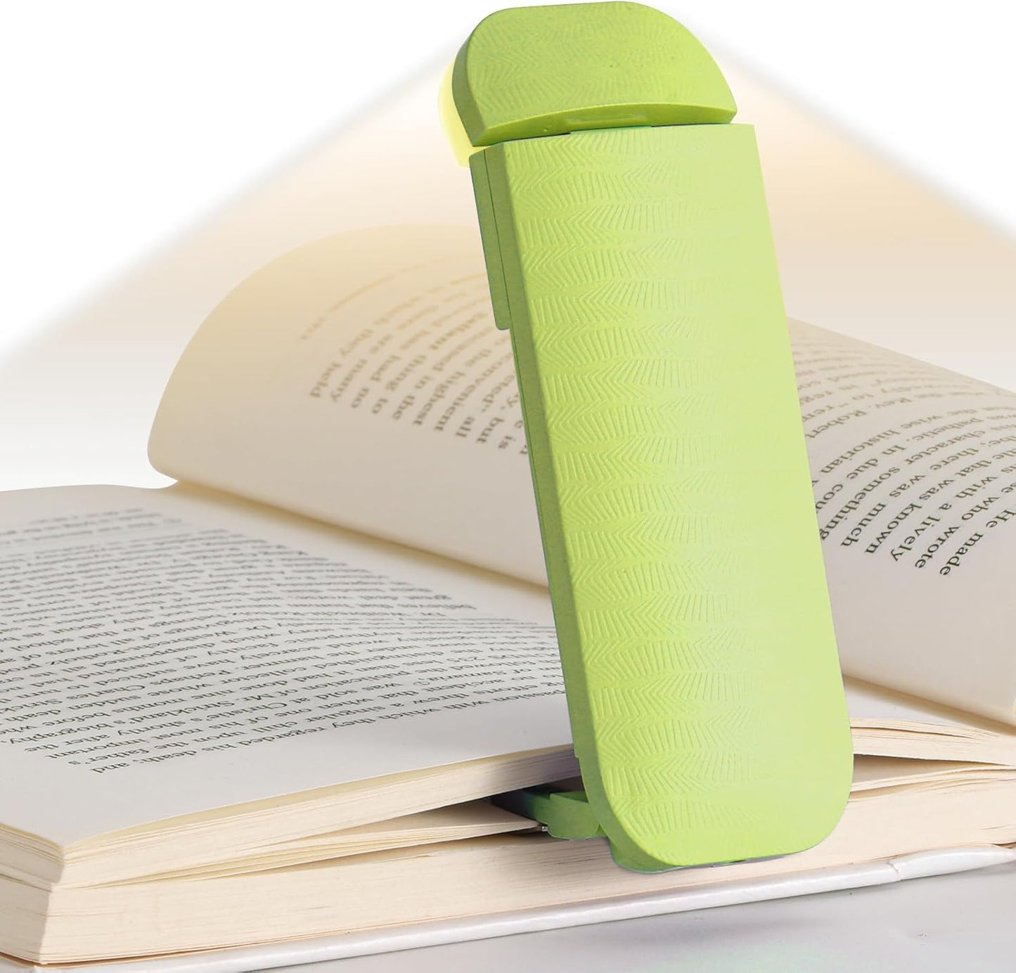HEMONNKAM Book Reading Light, Rechargeable Clip on Booklight, Eye Caring 3 Color Temperatures & 5 Brightness Levels, Night Use for Bed, Long Lasting, Reading at Night in Bed, Purple