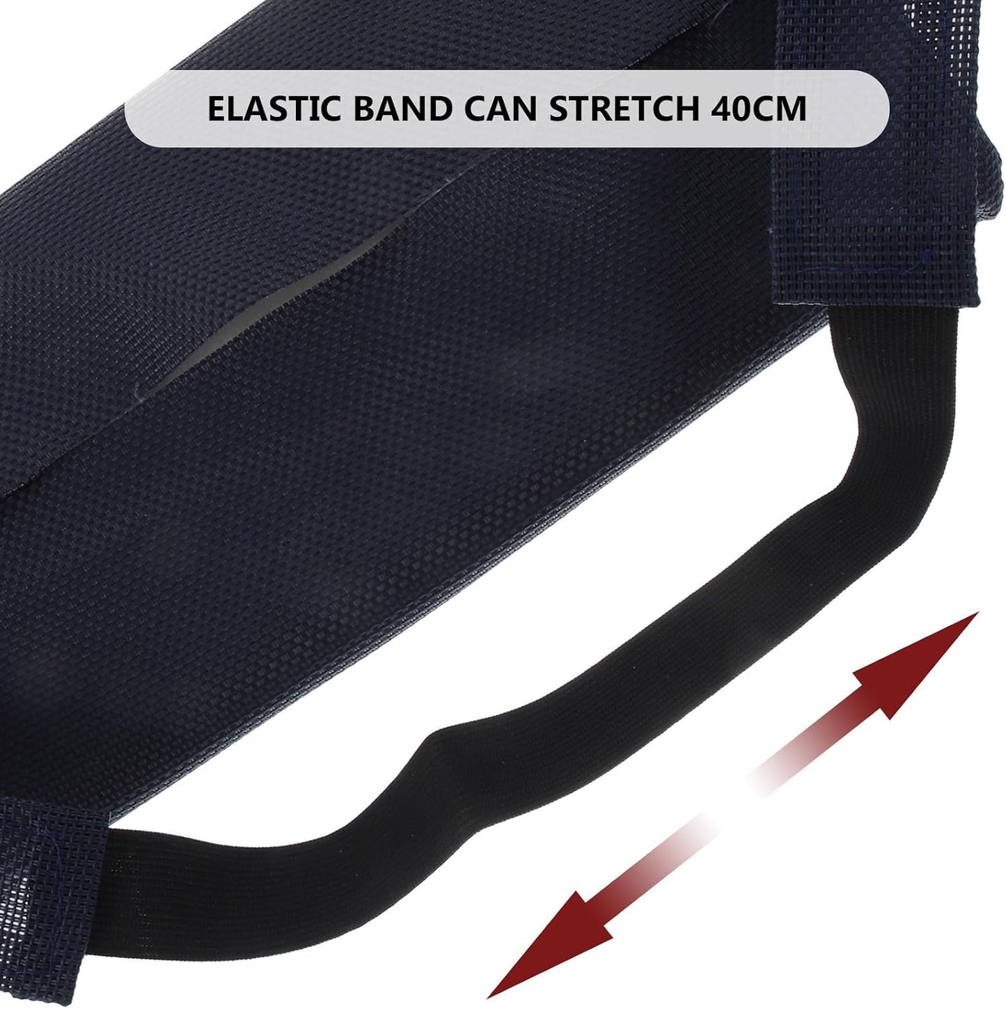 Outdoor Recliner Chair Pillow Neck Support Headrest Cushion for Beach Lounger with Removable Padding Navy Blue Durable Fabric