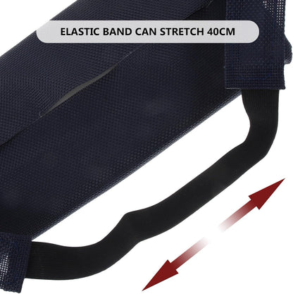Outdoor Recliner Chair Pillow Neck Support Headrest Cushion for Beach Lounger with Removable Padding Navy Blue Durable Fabric