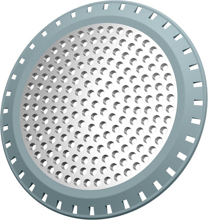 Shower Drain Hair Catcher,Aluvor Shower Drain Cover Bathtub Drain Strainer | Weighted Metal Hair Trap Stopper Sink Protector Filter Bathroom Flat Strainer Stopper (Silver gray)